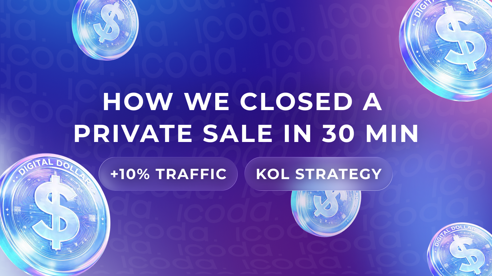 Blockchain marketing by ICODA case study.