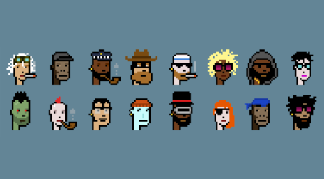 Each one of 10000 CryptoPunks is generated to be unique