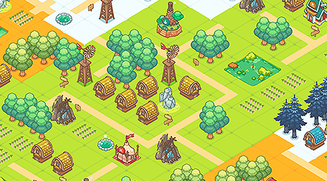 典型的 Axie Infinity 地块
