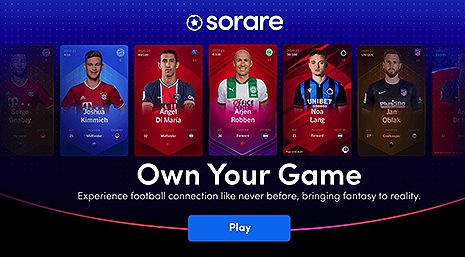 SoRare 是最大的以足球为主题的 "边玩边赚 "加密货币游戏