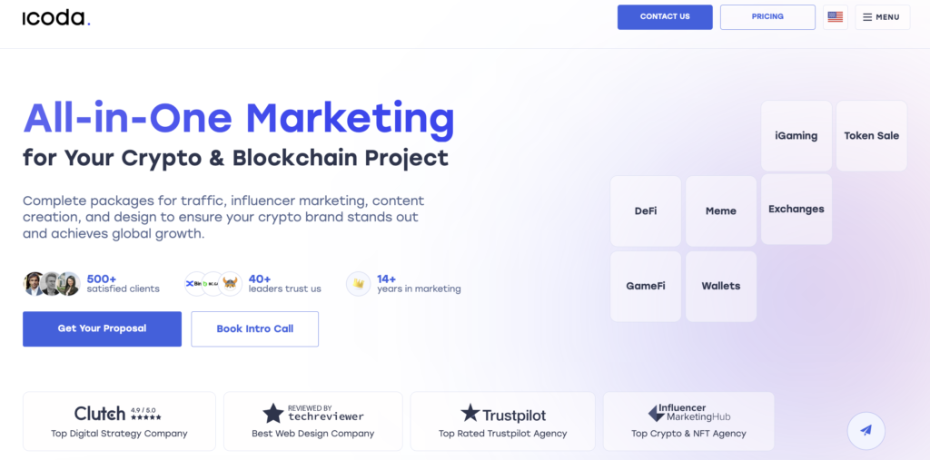 Explore the top crypto marketing agencies of 2025, offering insights into their services, notable clients, and strengths to help your blockchain project thrive.