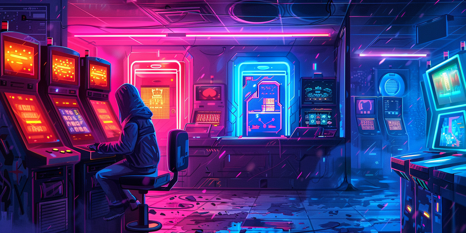 为 iGaming 营销机构设计的生动数字插图。