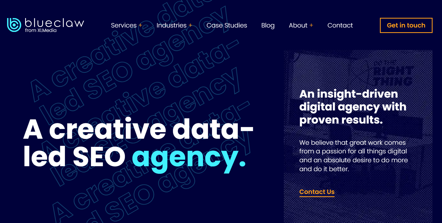 Blueclaw SEO Agency.