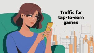 Tráfego do Telegram para jogos Tap To Earn.