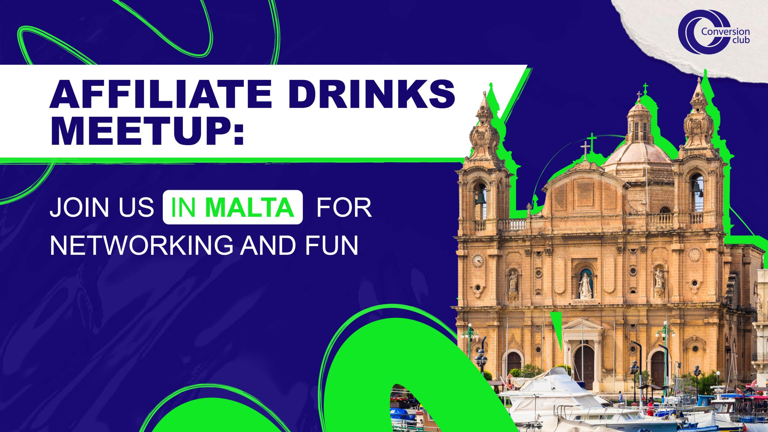 Afiliado Drinks Meetup Malta 2024.