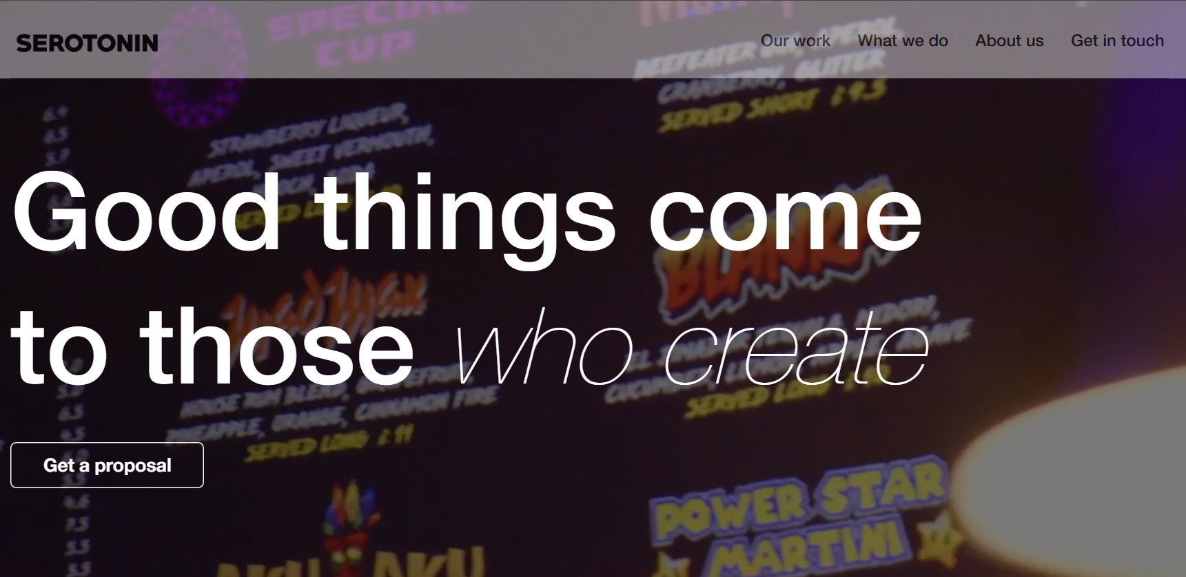 Serotonin Creative Agency.