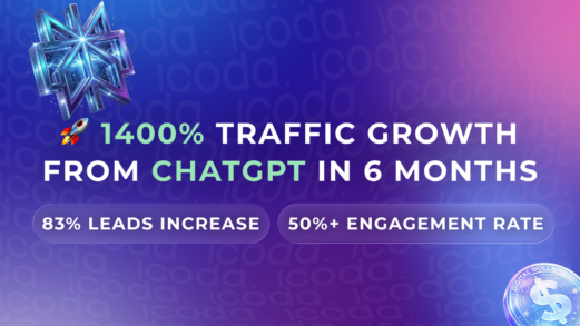 Case study: 1400% traffic growth from ChatGPT in 6 months – 83% leads increase, 50%+ engagement