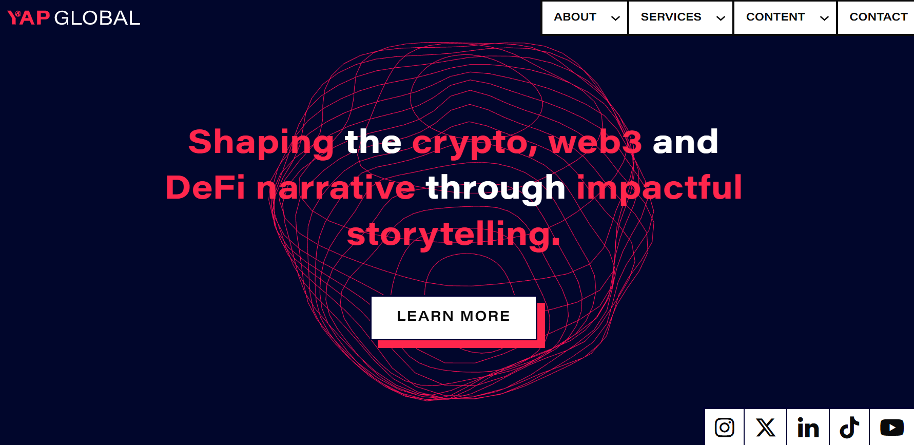 YAP Global Crypto PR for DeFi and Web3.