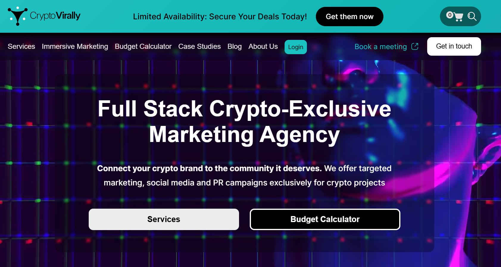 CryptoVirally Turnkey Crypto Marketing Services.