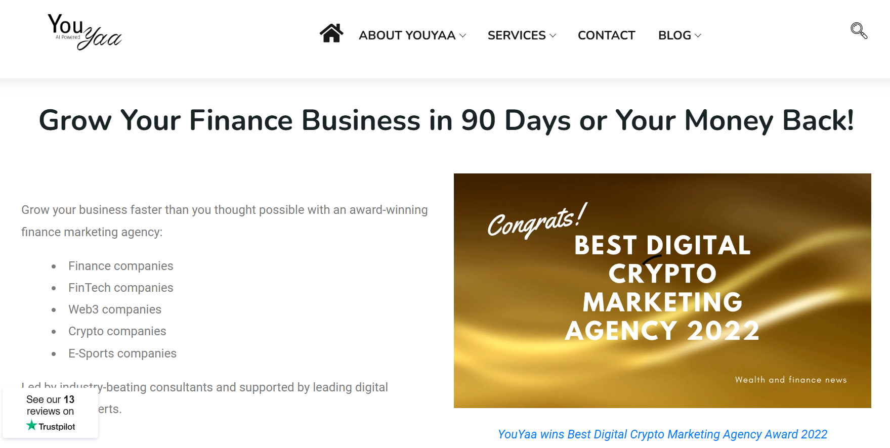 Crypto Finance Agency in Dubai.