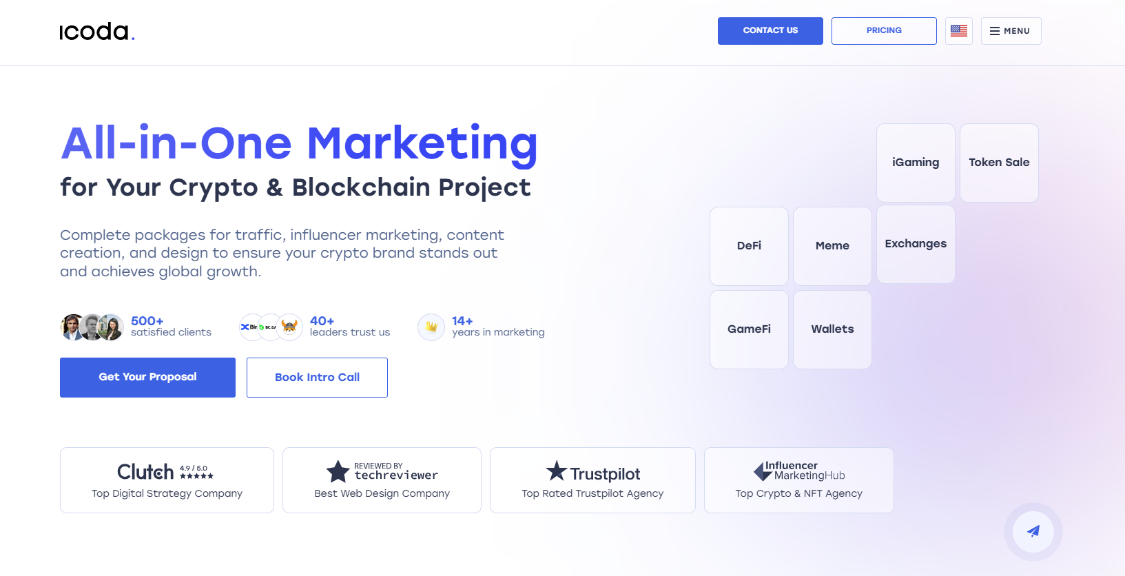 ICODA Top Crypto Marketing Agency Dubai UAE.
