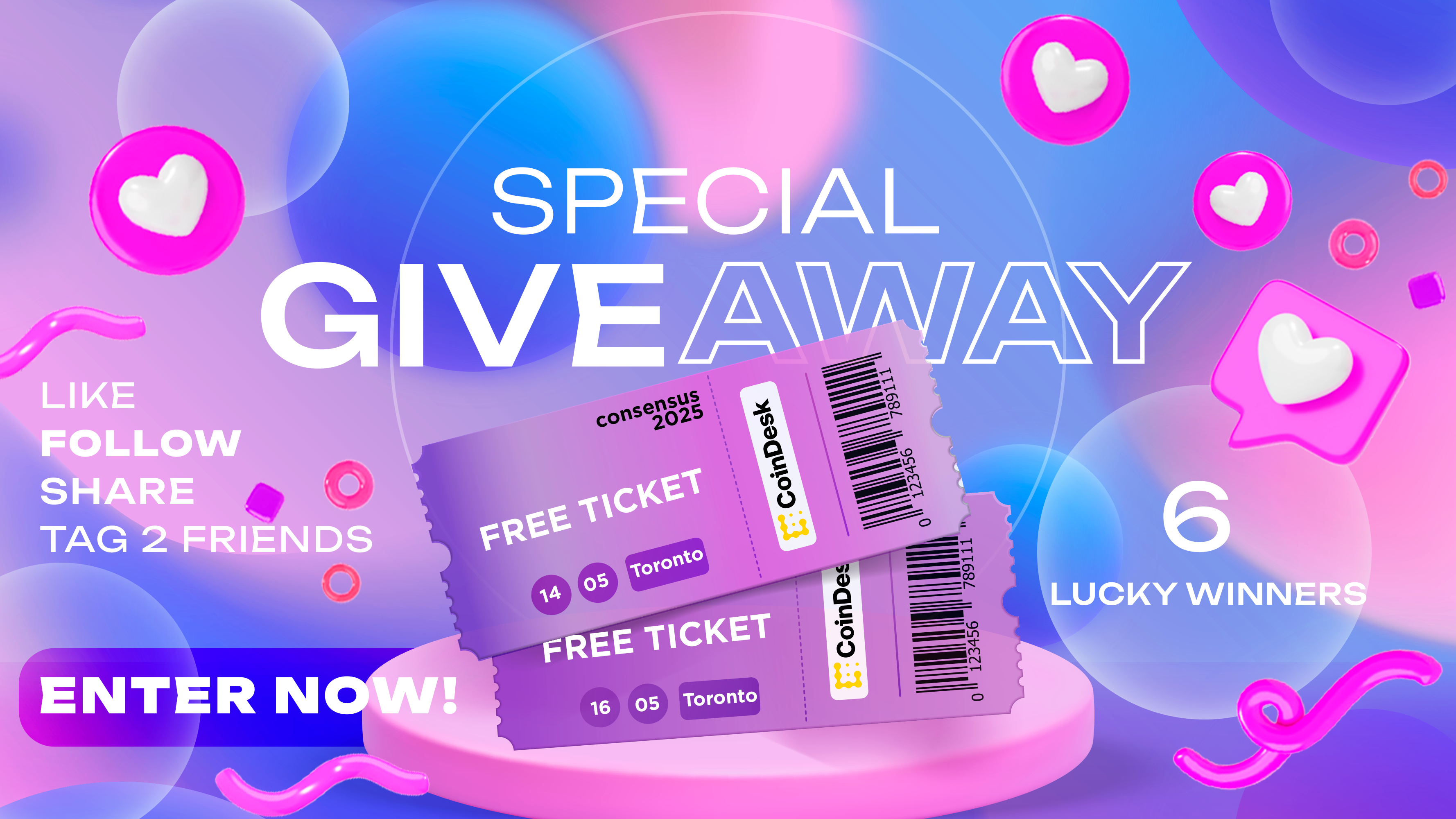 Consensus Toronto Free Tickets.