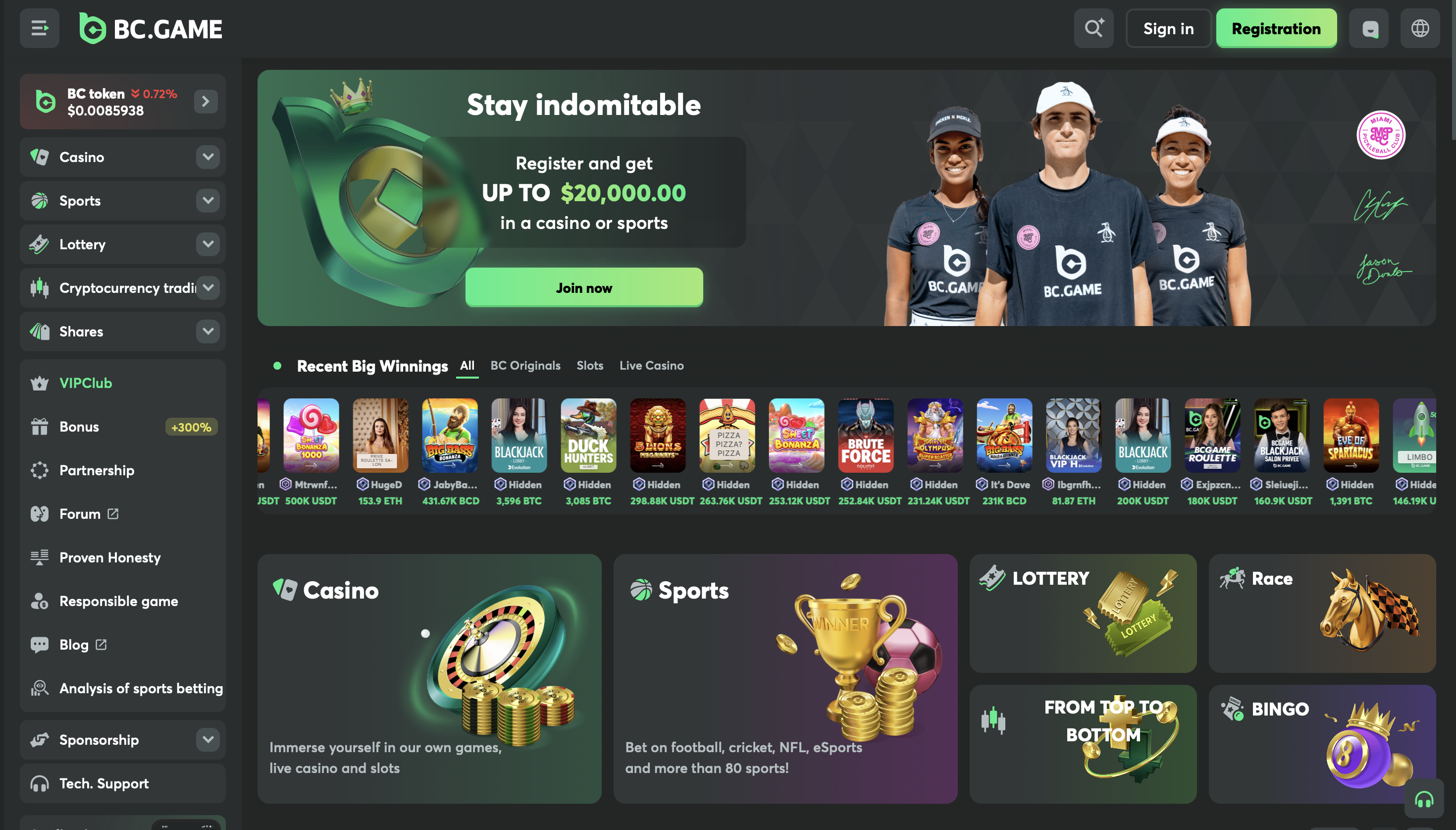 BC Game Código Promocional Free Spins Bónus de Boas Vindas