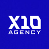 X10 Agency logo veteran crypto marketing since 2016 best marketing for crypto