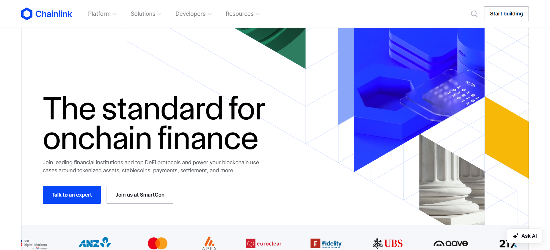 اتصال العقد الذكي Chainlink مع بيانات العالم الحقيقي أفضل تشفير طويل الأجل
