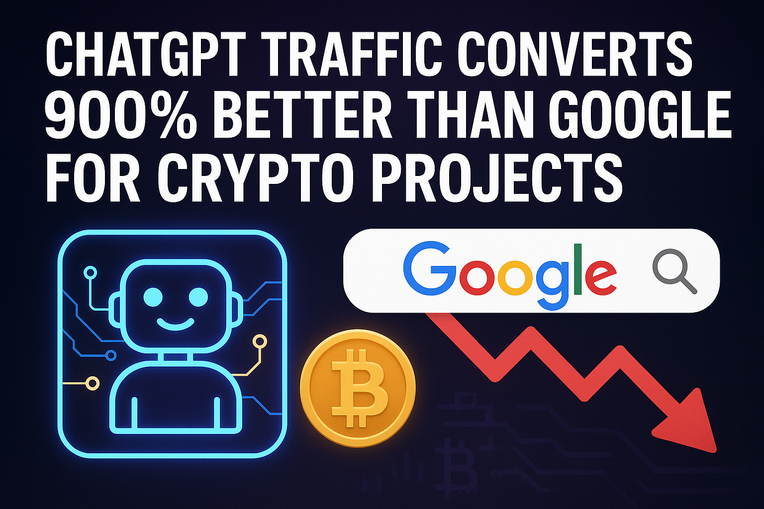 Трафик ChatGPT конвертируется на 900% лучше, чем трафик Google