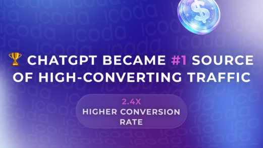 ICODA case study: ChatGPT became #1 source of high-converting traffic with 2.4x higher conversion rate