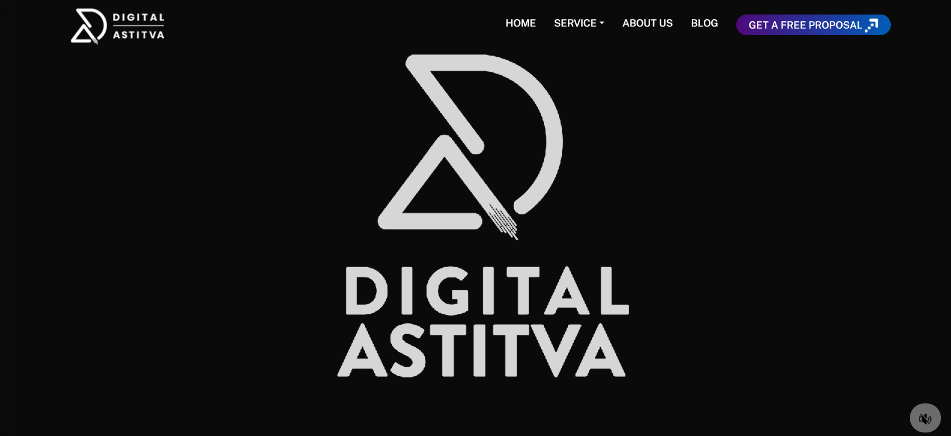 Digital Astitva homepage featuring comprehensive iGaming marketing services and performance analytics for casino operators.