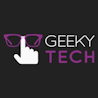 Geeky Tech UK crypto SEO agency logo with proprietary AI tools.