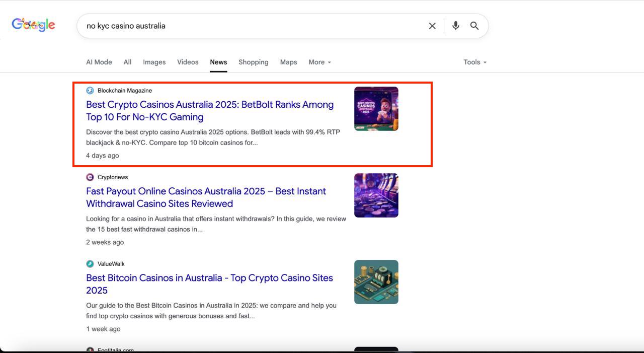 No KYC casino Australia Google Search