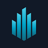 ETHGas official logo featuring cyan gradient vertical bars representing Ethereum blockspace futures market and gasless transactions.
