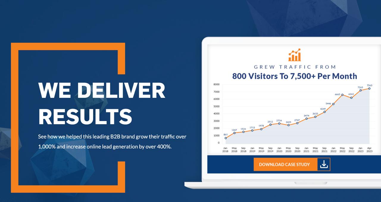 Simple SEO Group GEO services homepage displaying AI search optimization solutions for ChatGPT and LLM visibility for established businesses