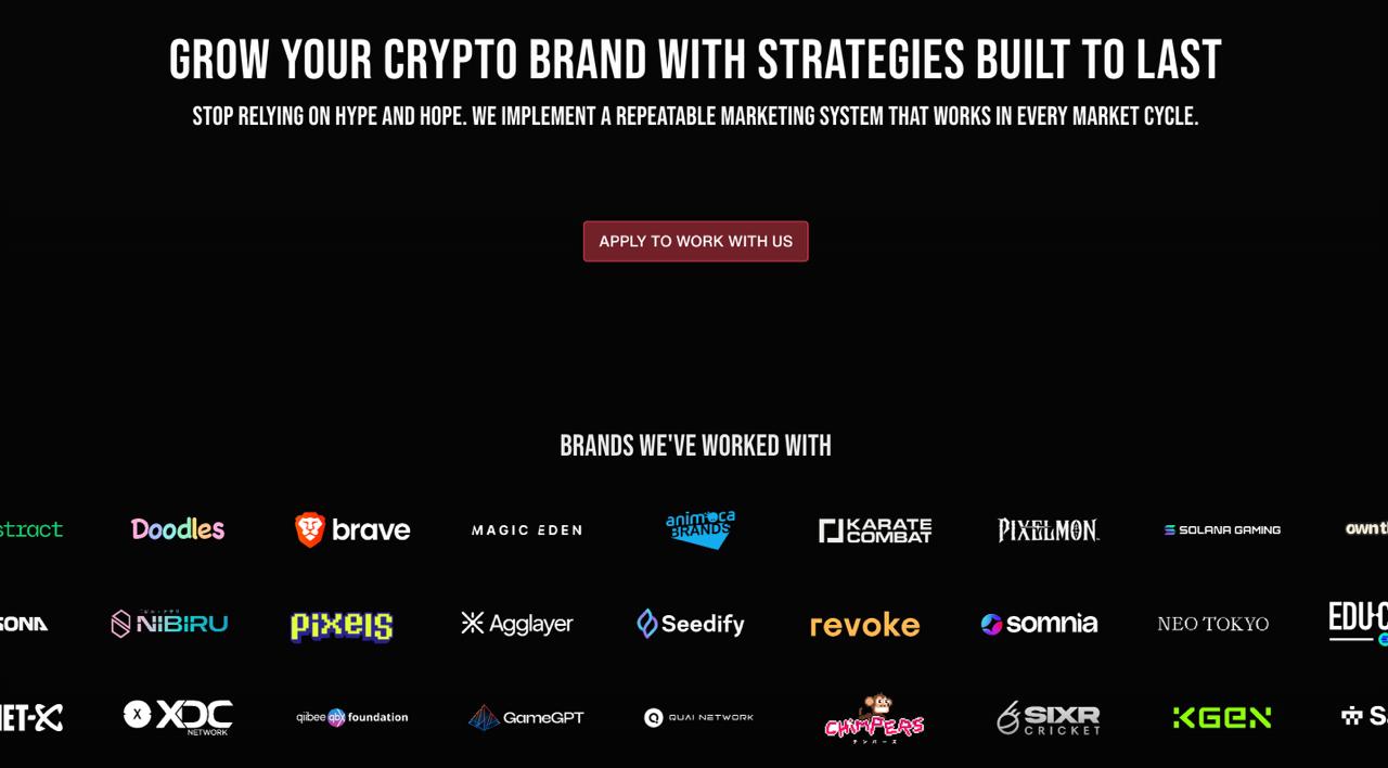 Unfungible homepage displaying Web3 community building services, AI sentiment analysis tools, and NFT marketing success metrics with engagement dashboards