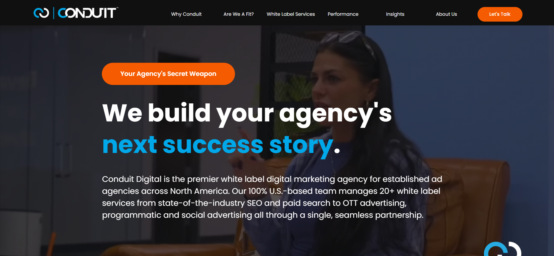 Conduit Digital white-label marketing agency providing outsourced fulfillment services for established advertising agencies.