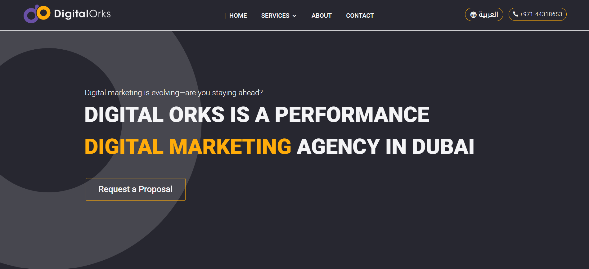 Digital Orks performance digital marketing agency in Dubai specializing in data-driven campaigns and bilingual Arabic English services.
