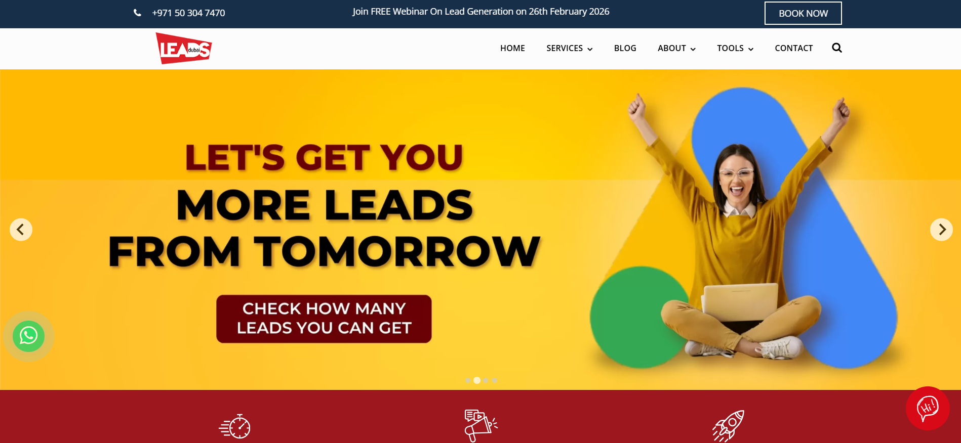 Leads Dubai multi-channel lead generation agency offering high-volume customer acquisition and PR services in Dubai.