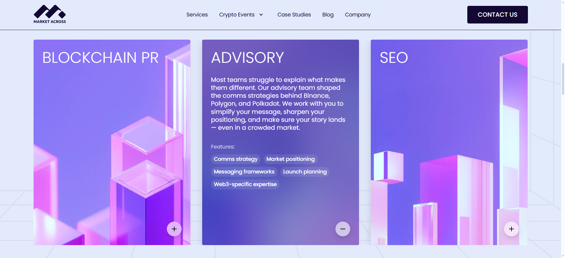 Binance Polygon 和 Polkadot 传播背后的 MarketAcross 区块链公关和咨询营销战略机构。