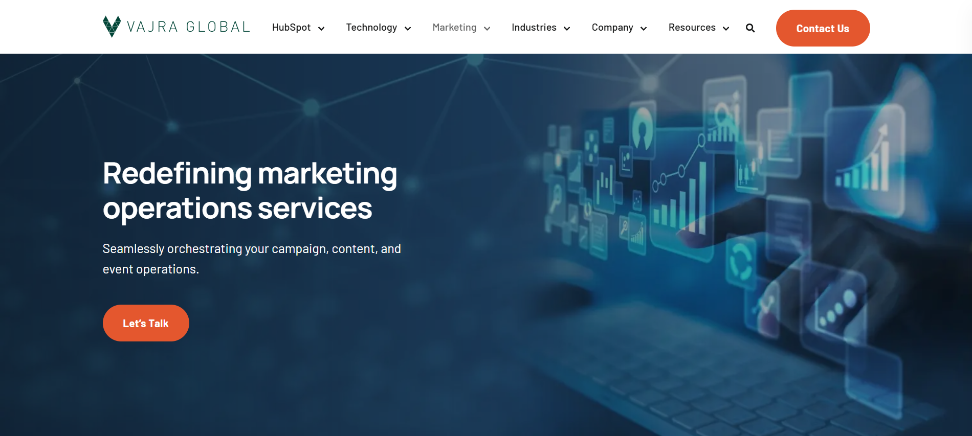 Vajra Global redefining outsourced marketing operations services with seamless campaign content and event orchestration.