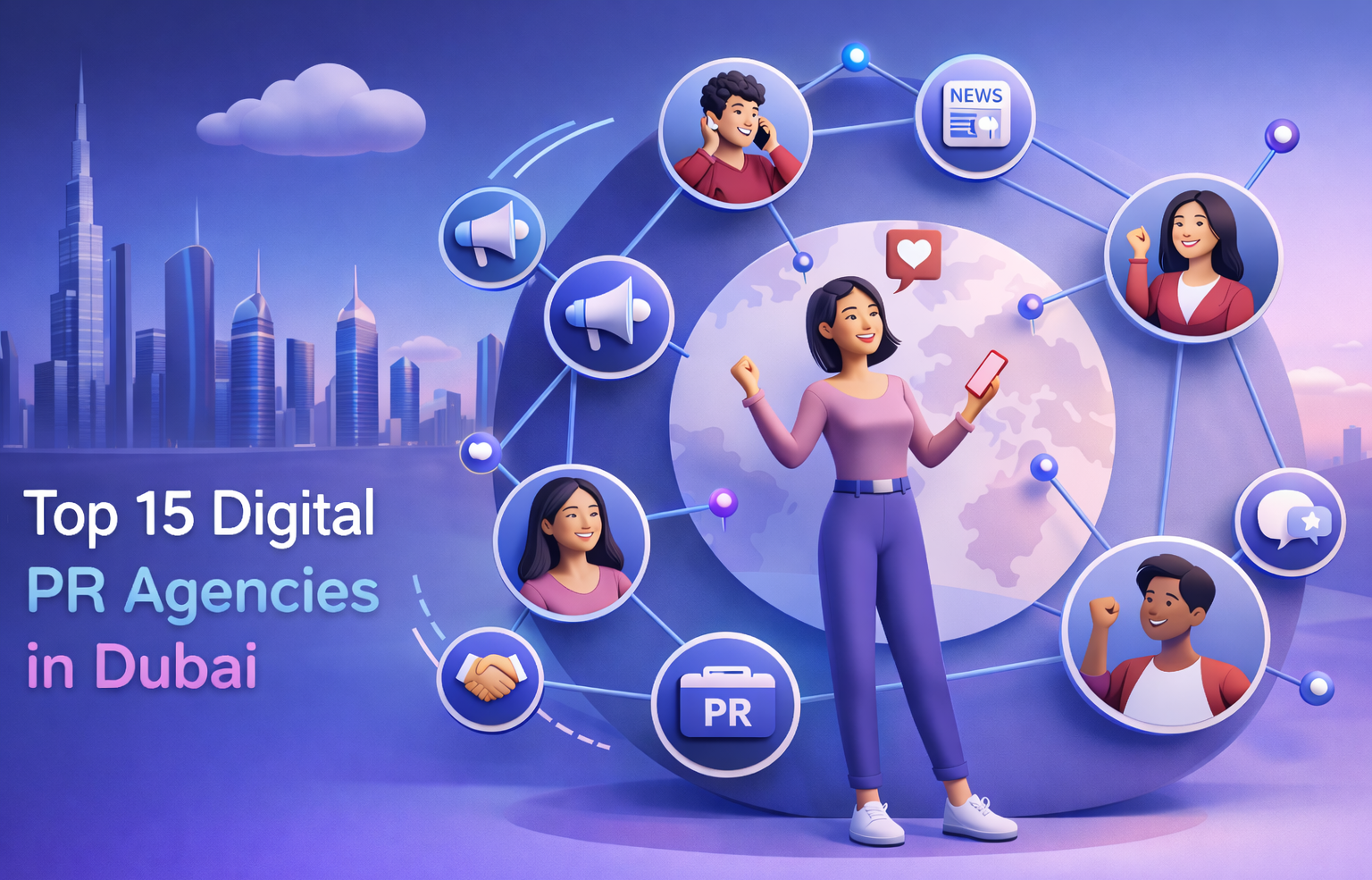 Global network of outsourced marketing services connecting PR news social media and community management teams.