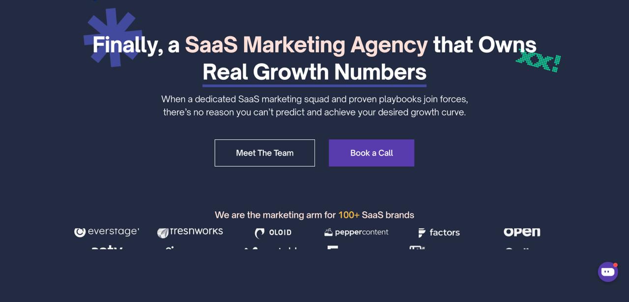 TripleDart Digital 主页的特色是为 B2B SaaS 公司的增长提供预测性线索评分和人工智能驱动的需求生成策略