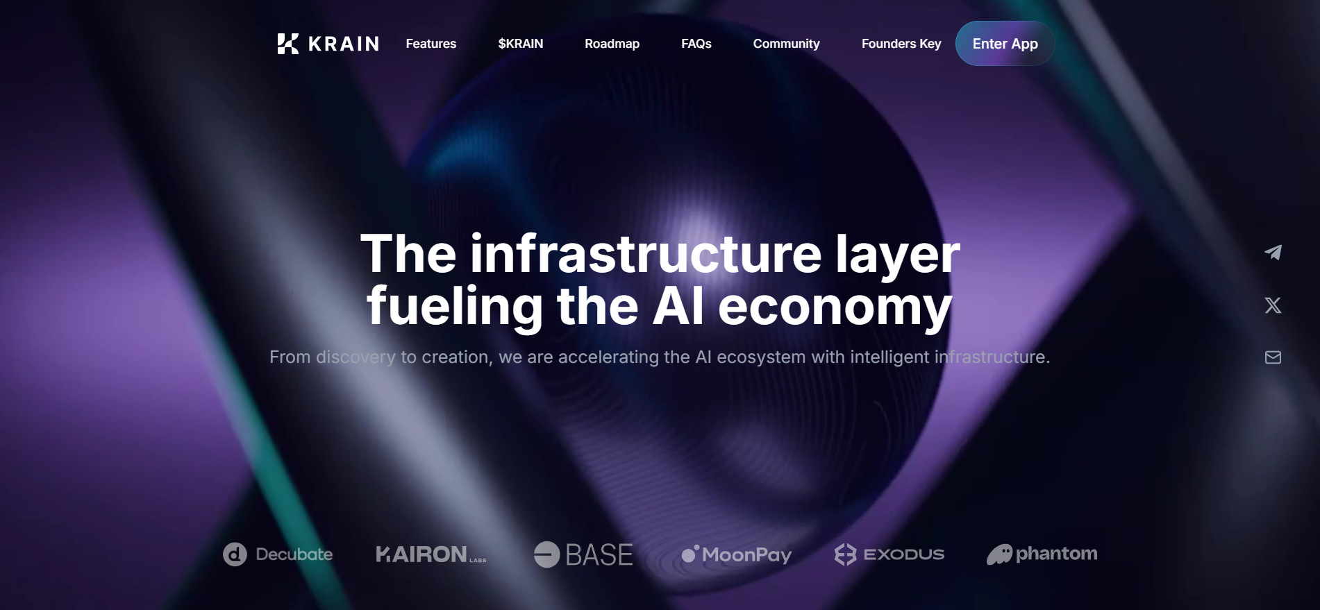 Krain AI agent marketplace infrastructure layer on Base — top crypto presales March.