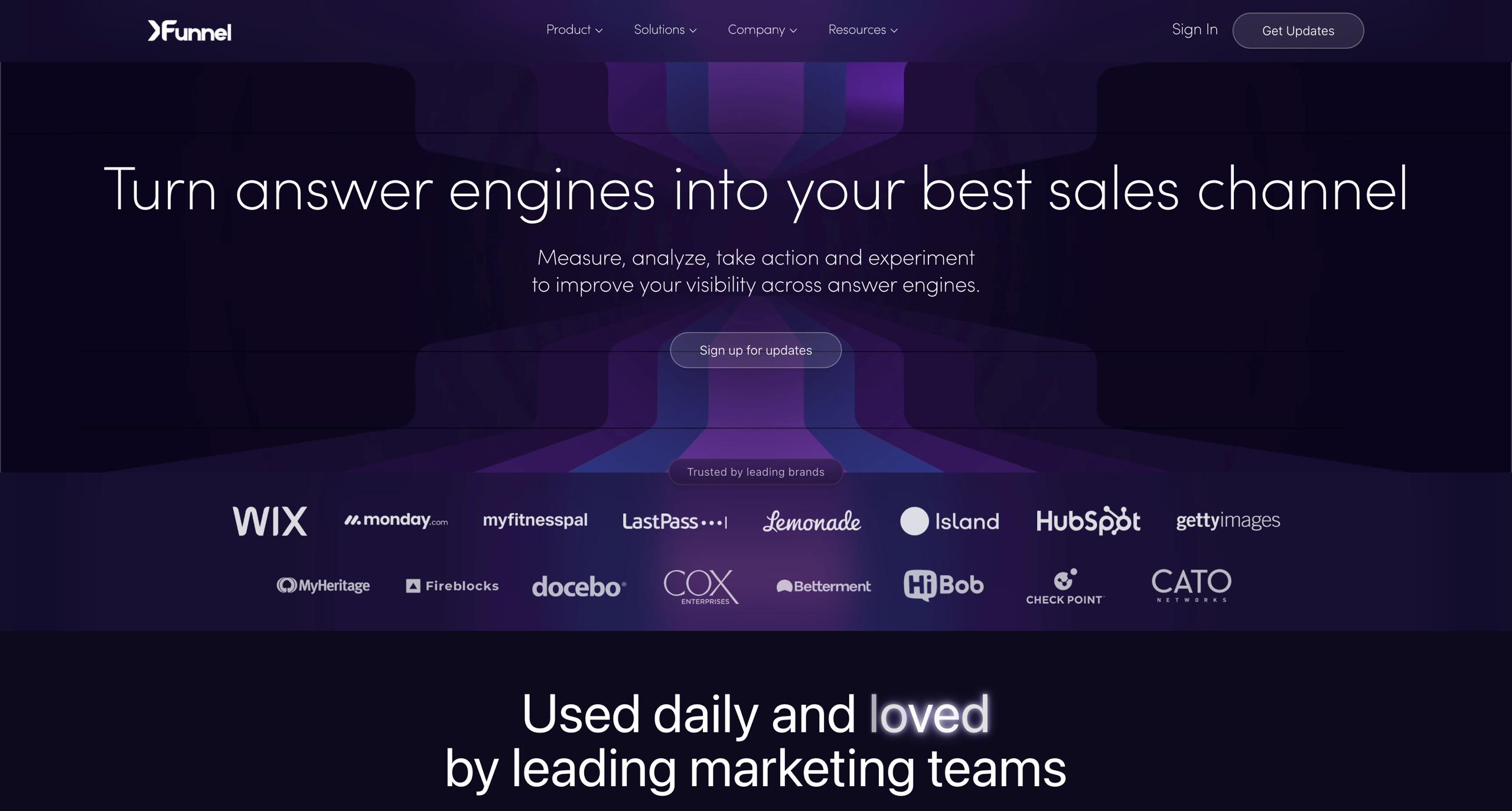 لوحة معلومات XFunnel AI xFlow التي ترسم خريطة اقتباسات الذكاء الاصطناعي إلى بيانات الإحالة في إدارة علاقات العملاء وبيانات البحث بدون نقرات