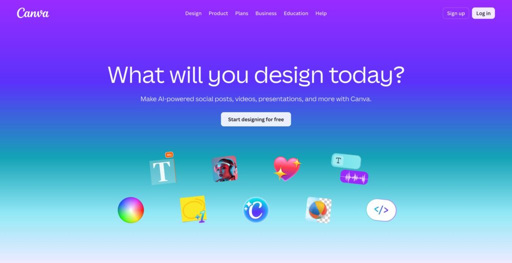 Ferramenta de criação de conteúdos visuais Canva AI - Magic Design, Brand Kit e criação de activos para as redes sociais