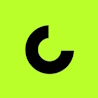 Coinband Web3 marketing agency logo — green arc mark on lime background.
