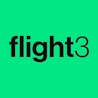 Flight3 logo, an award-winning Web3 marketing and launch studio.